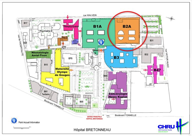 Localisation de la salle d’angiographie