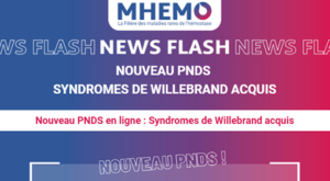 Nouveau PNDS en ligne : Syndromes de Willebrand acquis