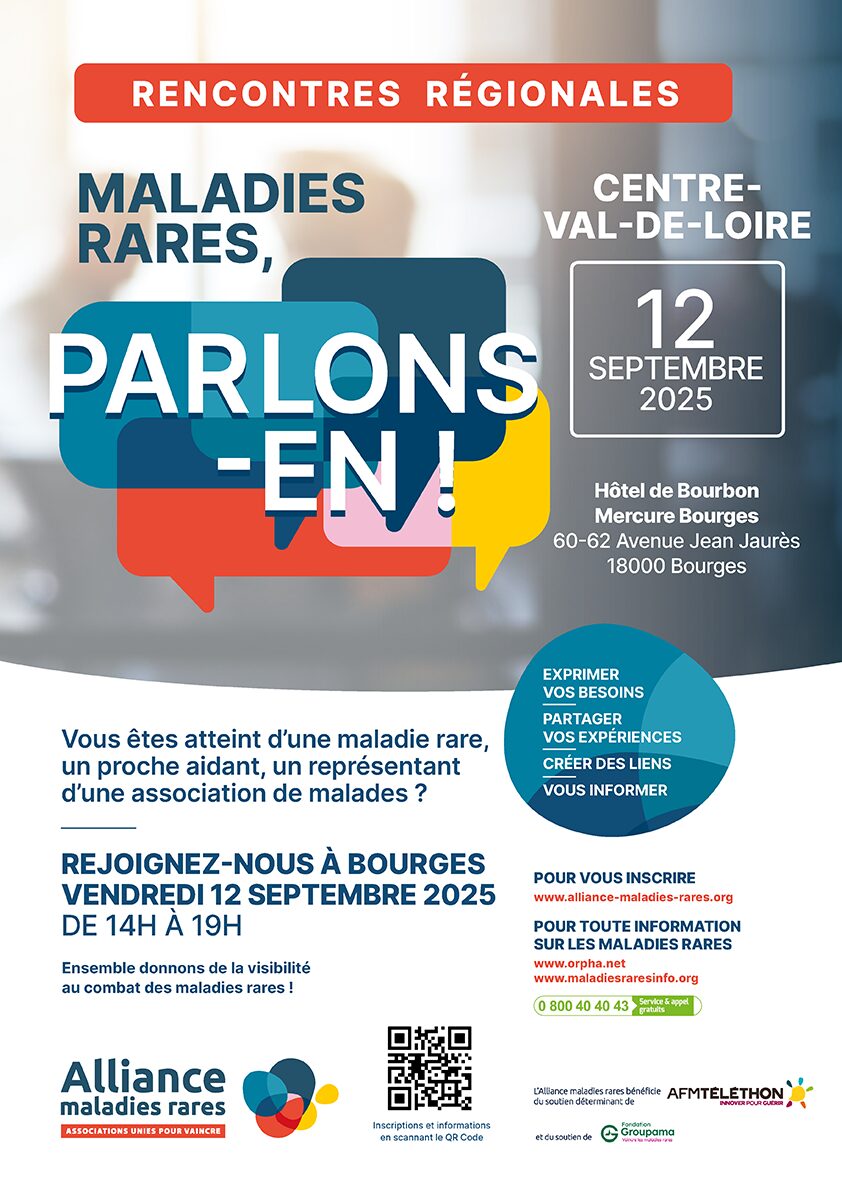 Rencontre régionale maladies rares à Bourges – 12 septembre 2025