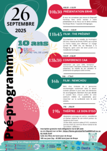 L’Equipe Relais Handicaps Rares Centre Val de Loire (ERHR CVL) fête ses 10 ans le 26/09/2025 !