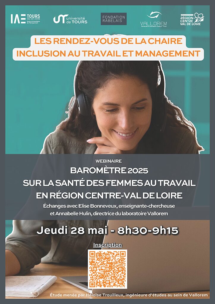 Webinaire : présentation du baromètre 2025 sur la santé des femmes au travail en Centre-Val de Loire