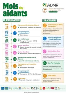 Mois des Aidants 2026 : l’ADMR41 se mobilise pour les aidants du Sud Loir-et-Cher