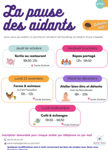 La Pause des aidants fait sa rentrée !
