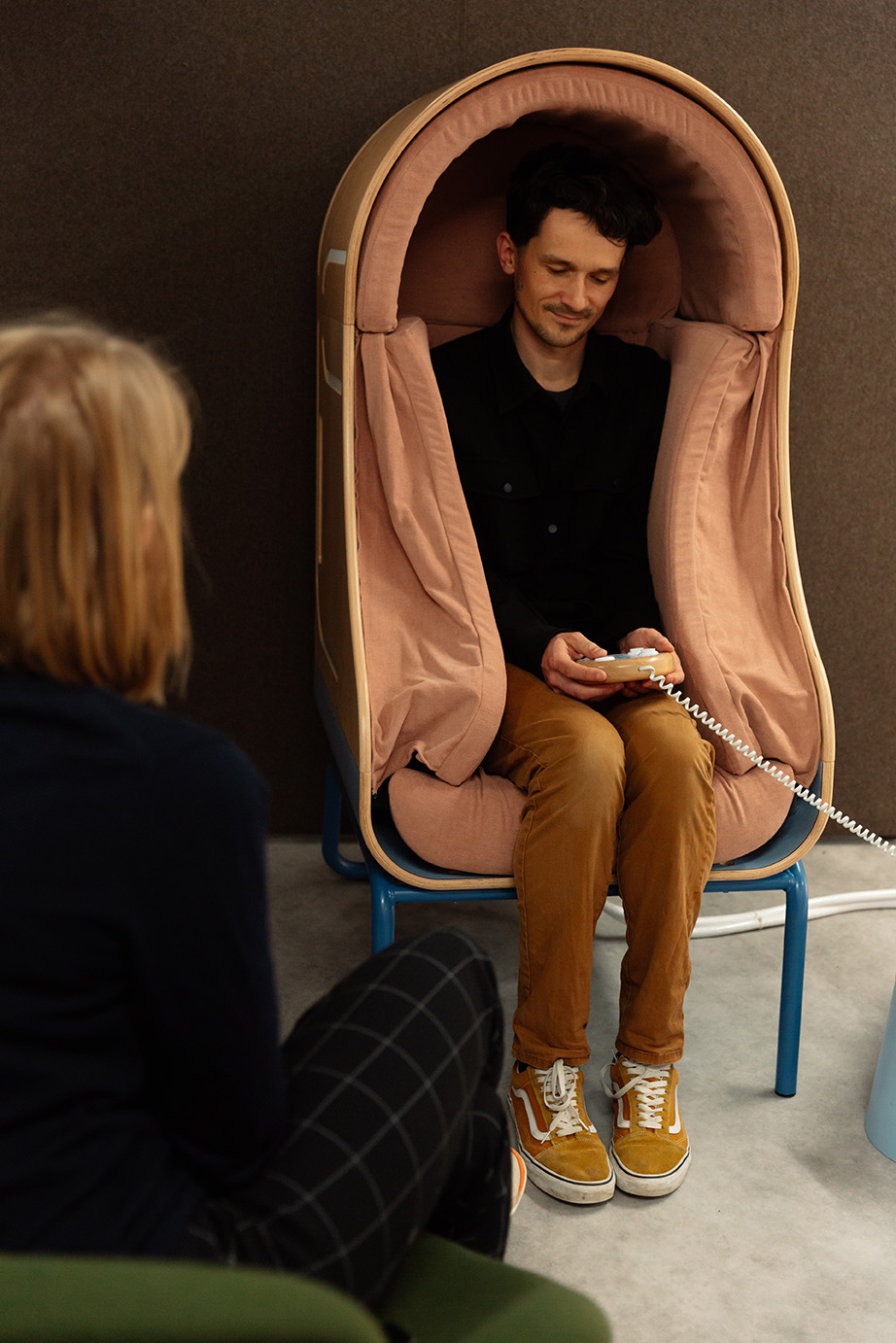Au Centre Ressource Autisme du CHRU, les enfants bénéficient d’un fauteuil à étreindre