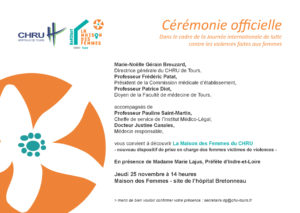 invitation cérémonie maison des femmes