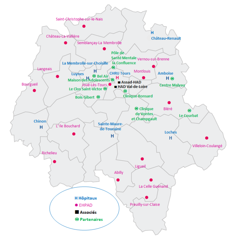 Le Groupement Hospitalier de Territoire Touraine-Val de Loire