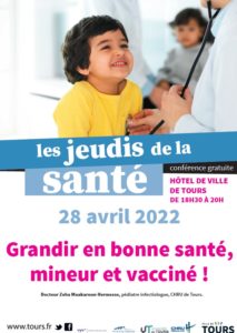 Jeudi de la santé : rdv le 28 avril sur le thème de la vaccination des plus jeunes