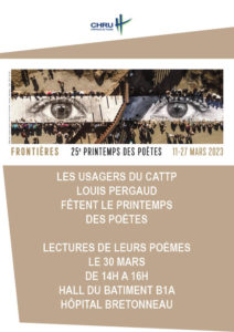 les usagers de psychiatrie font éclore le Printemps des poètes à Bretonneau