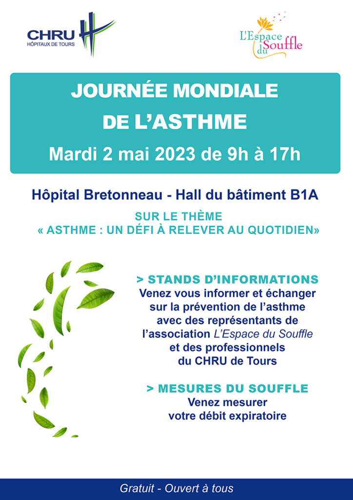 Mardi 2 mai : Journée mondiale de l’asthme