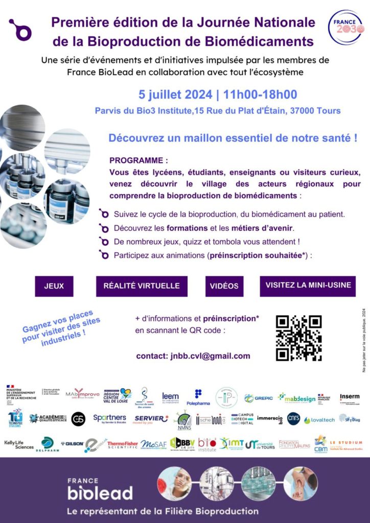 Première Journée nationale de la Bioproduction et des Biomédicaments