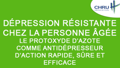 Dépression résistante chez la personne âgée : le protoxyde d’azote comme antidépresseur d’action rapide, sûre et efficace