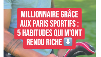 Paris sportifs : une campagne de prévention pour les jeunes