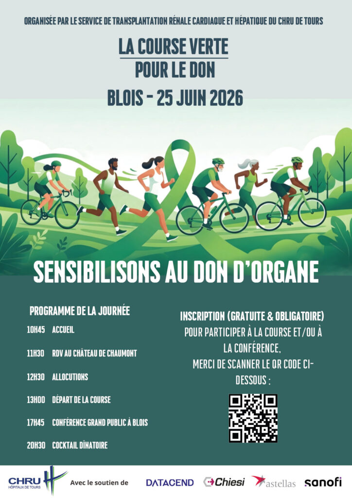 Le 25 juin prochain, la Course verte met le don d’organes et la greffe à l’honneur