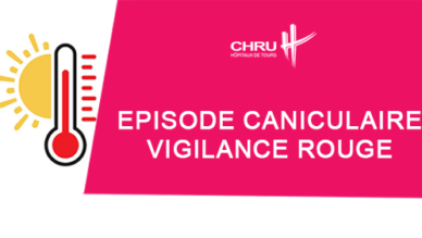 EPISODE CANICULAIRE – VIGILANCE ROUGE