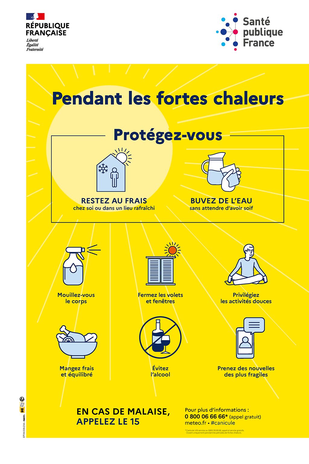 Canicule, fortes chaleurs, protégez-vous avant les premiers effets