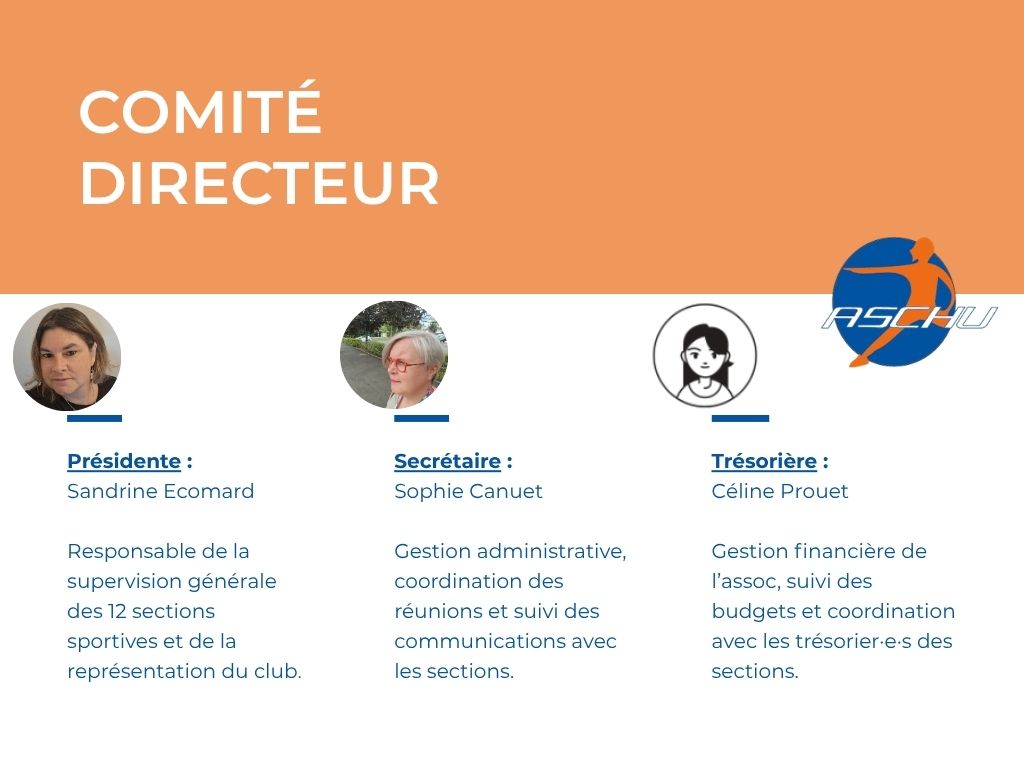 ASCHU saison 2026-2027 - comité directeur